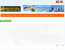 Tablet Screenshot of kimdienreal.com